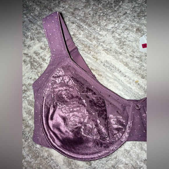 Soma ❤️BNWT❤️ Deep Purple Lace Stunning Support Unlined Bra - Picture 2 of 7